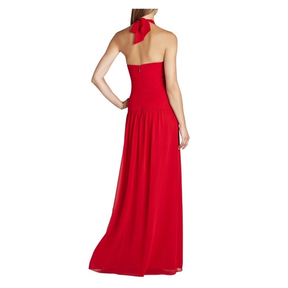 BCBG Selene Halter Red Dress - Picture 2 of 2